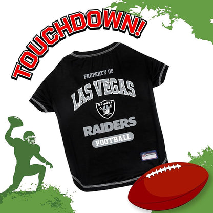 Pets First T-Shirt pour Chiens et Chats - Logos de la NFL