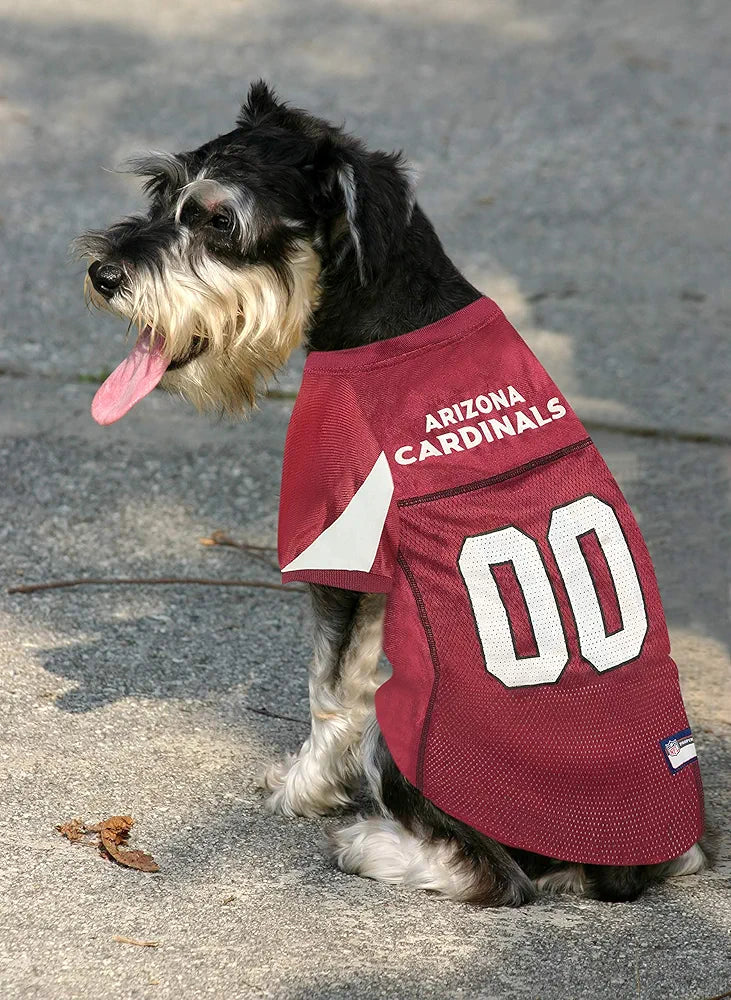 Arizona Cardinals NFL Dog Jersey - Size XS, Dog and Cat Football Jersey Uniform