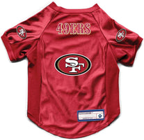 Littlearth Maillots NFL extensibles pour animaux de compagnie, San Francisco 49ers, taille S