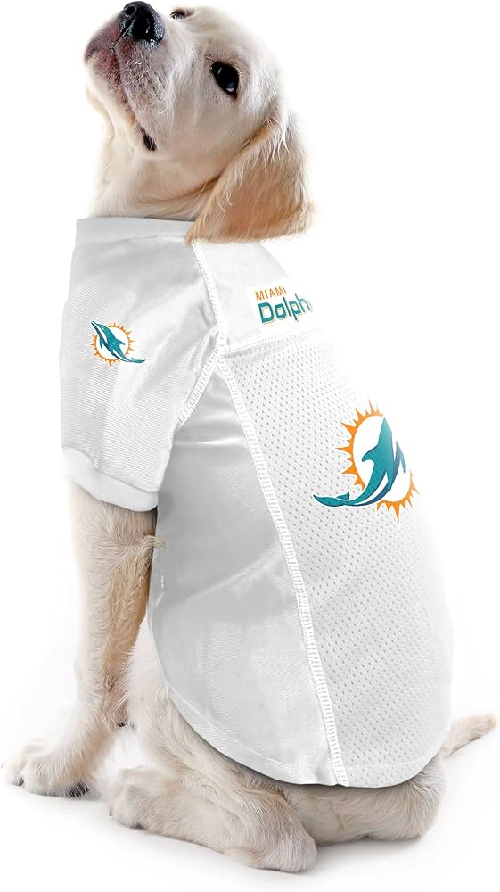 Littlearth NFL Miami Dolphins Pet Jersey Size S
