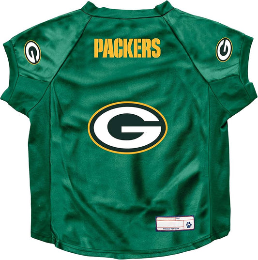 Littlearth Green Bay Packers NFL Stretch Jerseys for Large Dogs