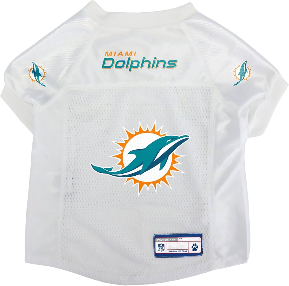 Littlearth NFL Miami Dolphins Pet Jersey Size S