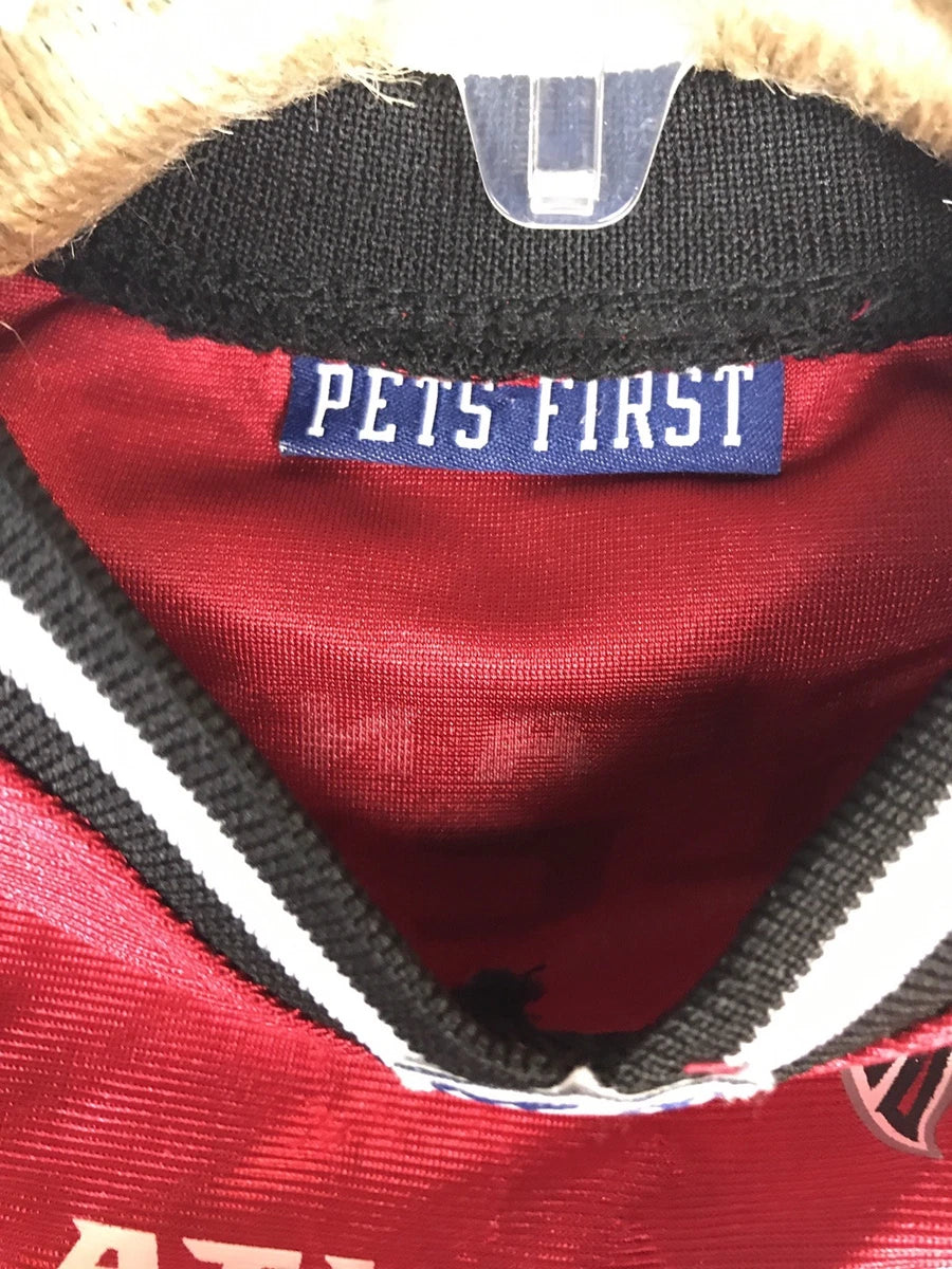 Pets First Atlanta NFL Red Pet Dog Shirt Large