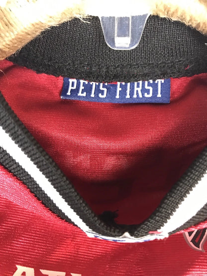 Pets First Atlanta NFL Red Pet Dog Shirt Large