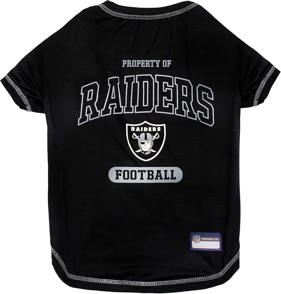 Pets First T-Shirt pour Chiens et Chats - Logos de la NFL