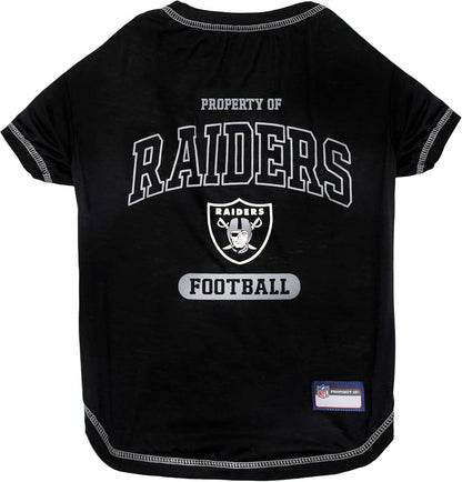 Pets First T-Shirt pour Chiens et Chats - Logos de la NFL