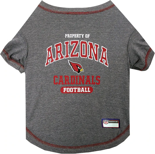 NFL Arizona Cardinals Dog T-Shirt, X-Small. -  Premium stretchy material for your dog's or cat's comfort
