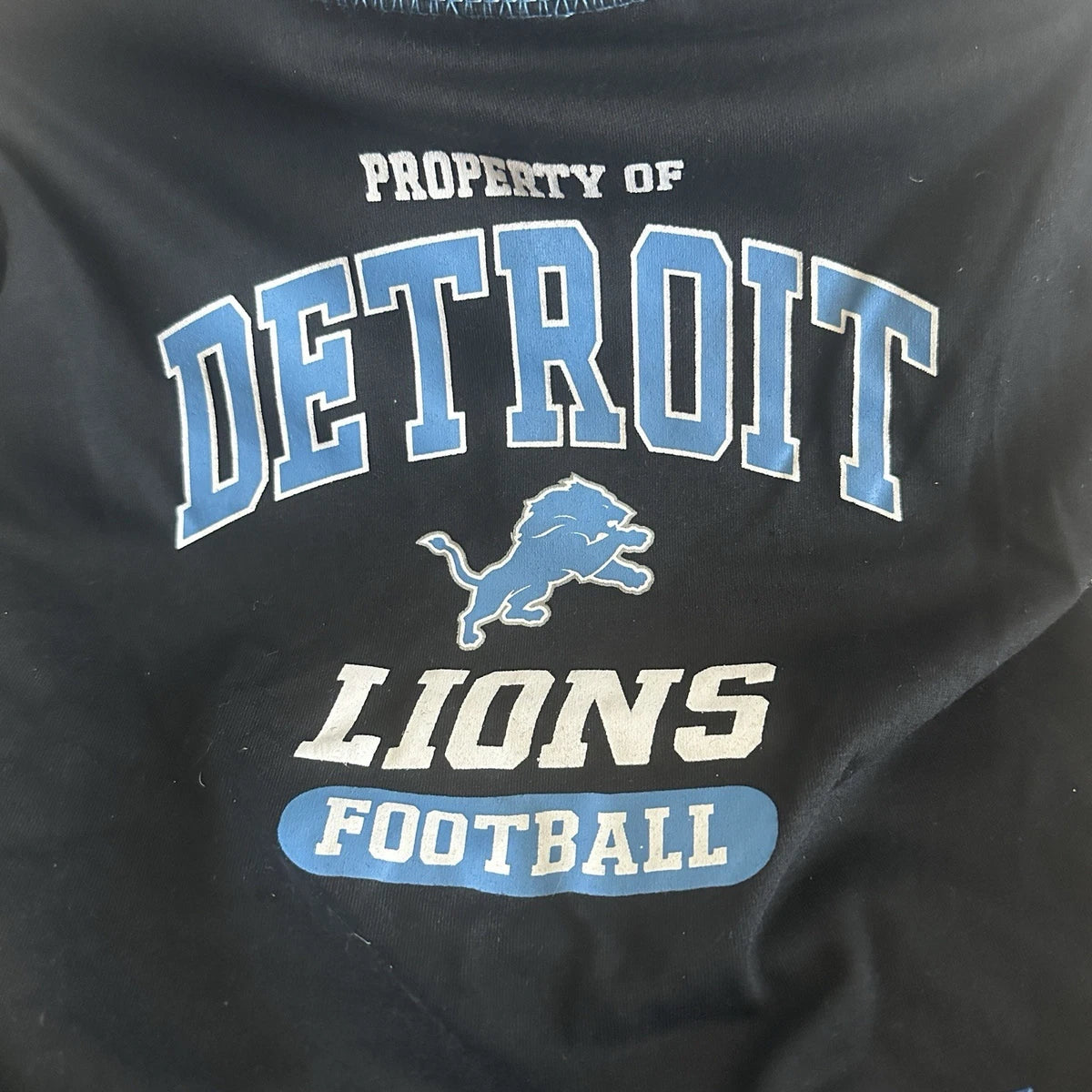 Detroit Lions Dog T Shirt Medium Pets First Shirt NFL Football