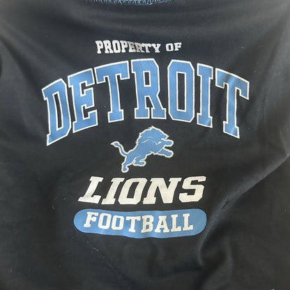 Detroit Lions Dog T Shirt Medium Pets First Shirt NFL Football
