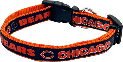 Pets First NFL Chicago Bears Pet Collar Size S