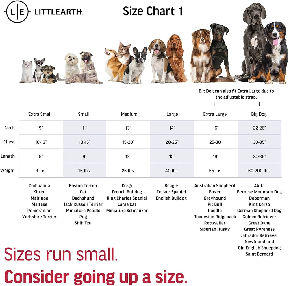 Littlearth Maillots NFL extensibles pour animaux de compagnie, San Francisco 49ers, taille S