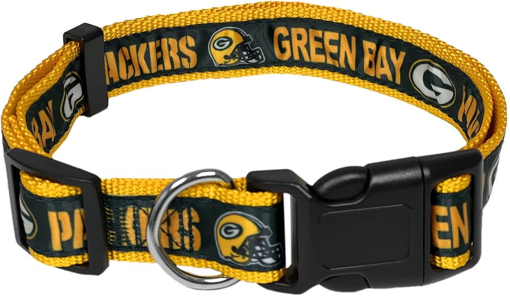 Pets First NFL Green Bay Packers Collier pour animal domestique Taille M