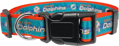 Pets First NFL Collier pour chien Miami Dolphins Taille M