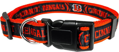 Pets First NFL Dog Collar Cincinnati Bengals Size M
