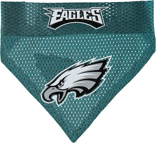 Pets First Bandana réversible pour chien NFL - PHILADELPHIA Eagles - Bandana de sport double face avec logo de l'équipe brodée de qualité supérieure, taille S/M - 2 tailles et 32 équipes NFL disponibles