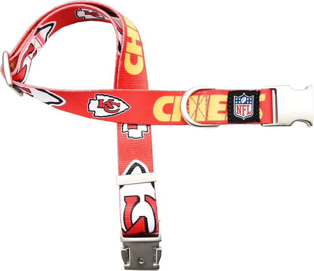 Littlearth NFL Cleveland Browns Collier haut de gamme pour animal de compagnie, couleur de l'équipe, taille L