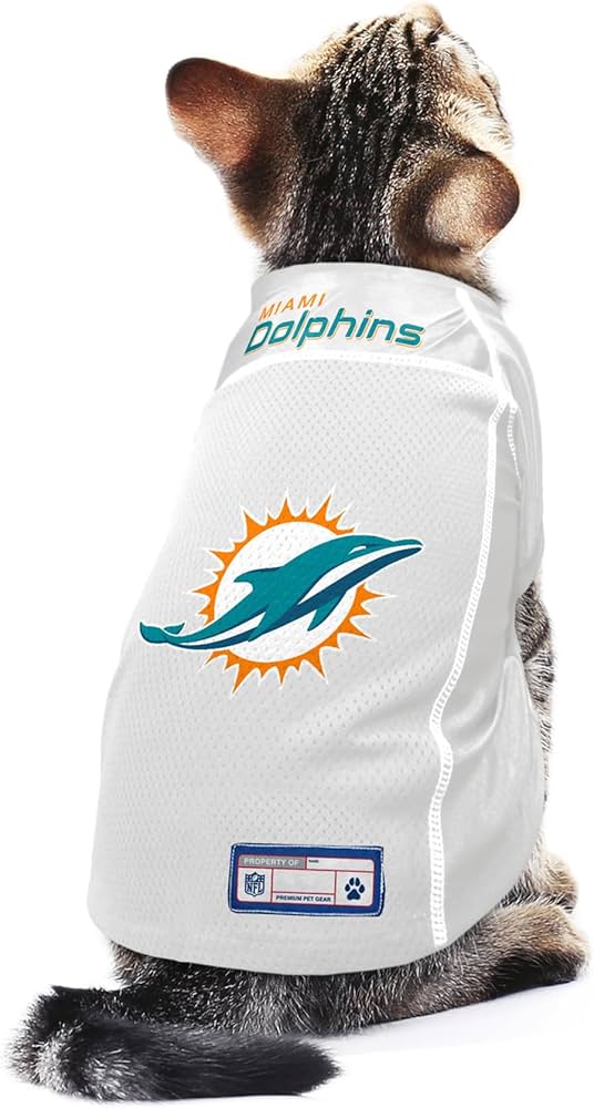 Littlearth NFL Miami Dolphins Pet Jersey Size S